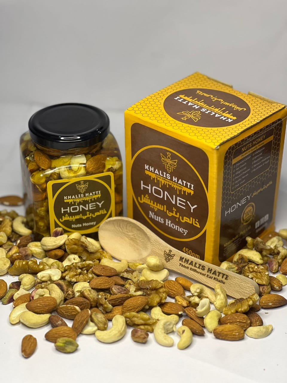 Khalis Hatti Nuts Honey 450gm